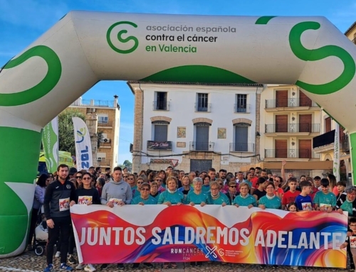 La solidaridad de RunCáncer vuelve con una marcha en Albaida encabezada con el lema ‘Juntos saldremos adelante’ en apoyo a los afectados por la DANA